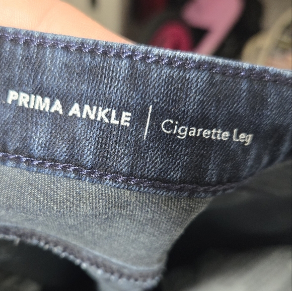 AG Jeans Prima Ankle Cigarette Leg Dark Wash Jeans Sz 27 contour 360 - Picture 3 of 14